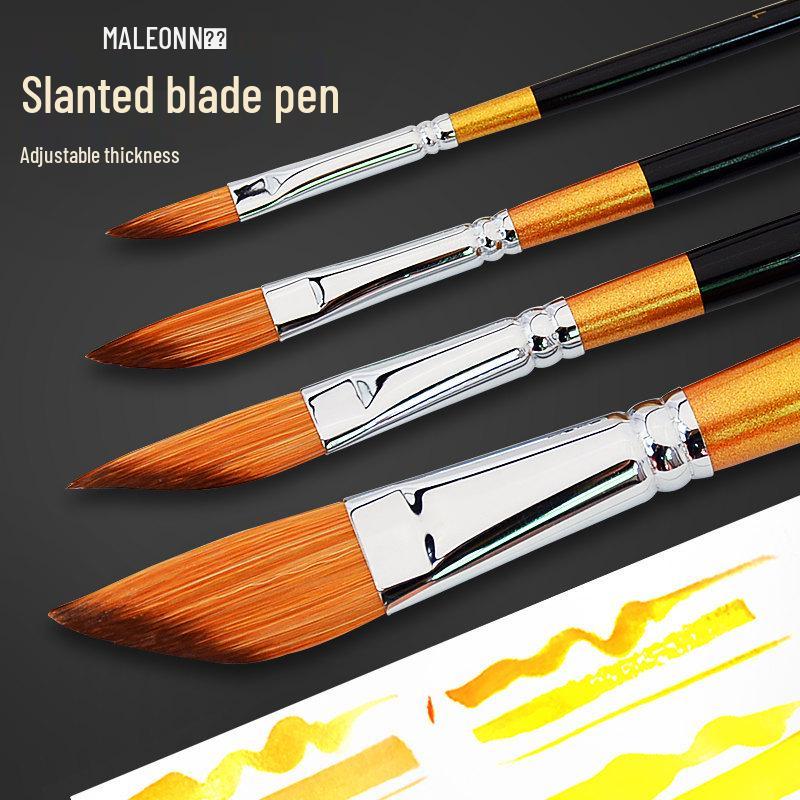 Malang Slanted Tip 3225 Nylon Gouache Watercolor Brush Set for Art Students - Acrylic & Oil Painting Default Option
Malang Slanted Tip 3225 Nylon Gouache Watercolor Brush Set for Art Students - Acrylic & Oil Painting Default Option