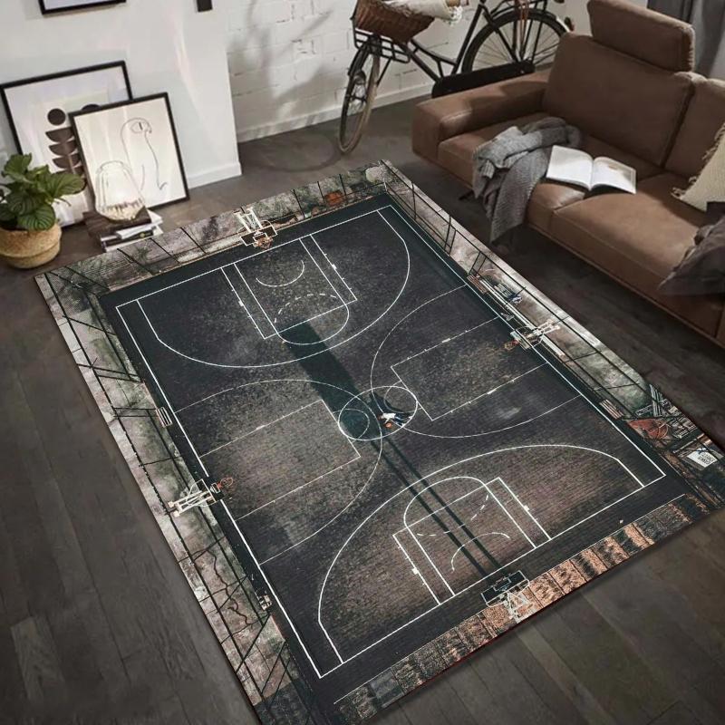 Outdoor Basketball Court Design Area Rug Sports Theme Floor Mat Non-Slip Carpet for Living Room Home Decoration Home Rugs 50X80cm
Outdoor Basketball Court Design Area Rug Sports Theme Floor Mat Non-Slip Carpet for Living Room Home Decoration Home Rugs 50X80cm