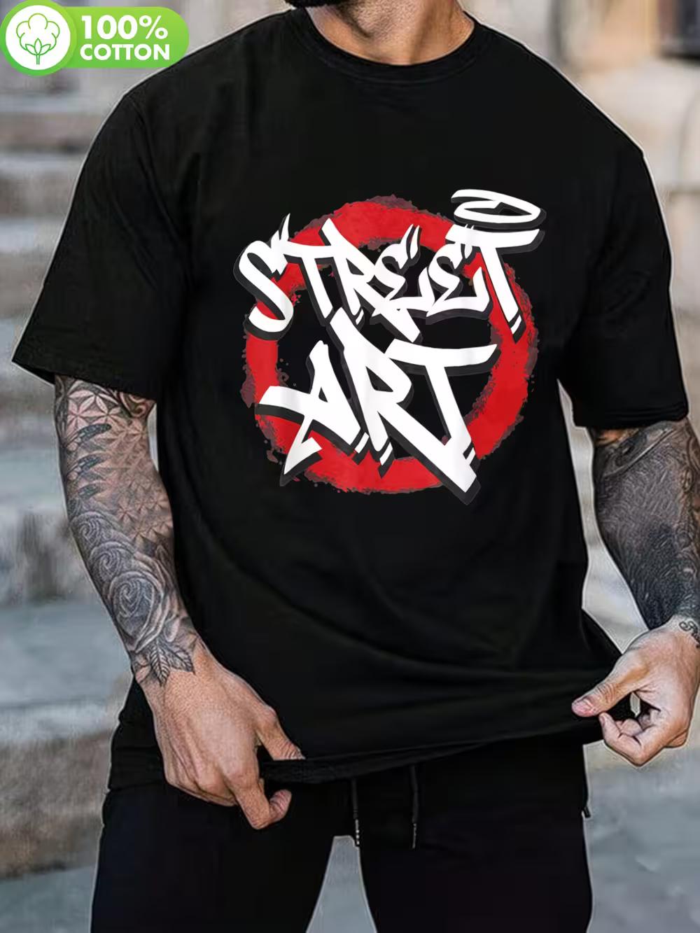 Men S T-Shirt Made from 100% Featuring Street Art And Graffiti - Vibrant Red And White Urban Graphic Design Crew Neck Tee L
Men S T-Shirt Made from 100% Featuring Street Art And Graffiti - Vibrant Red And White Urban Graphic Design Crew Neck Tee L