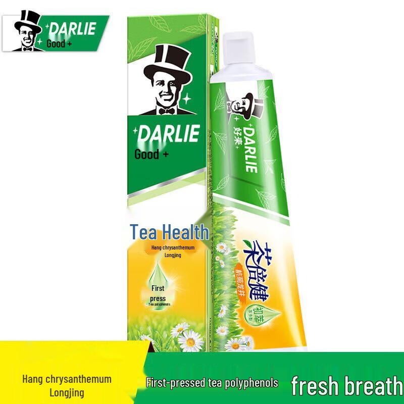 Darlie Tea Care Toothpaste, Hangzhou Chrysanthemum & Longjing Tea Scent
Darlie Tea Care Toothpaste, Hangzhou Chrysanthemum & Longjing Tea Scent