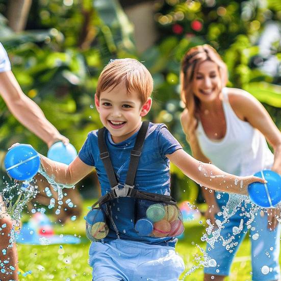 Kids Water Balloon Jacket with 2 Storage Mesh Pockets Adjustable Shoulder Strap Design Pool Water Balloons Jacket Toys Organizer рожевий червоний колір
Kids Water Balloon Jacket with 2 Storage Mesh Pockets Adjustable Shoulder Strap Design Pool Water Balloons Jacket Toys Organizer рожевий червоний колір