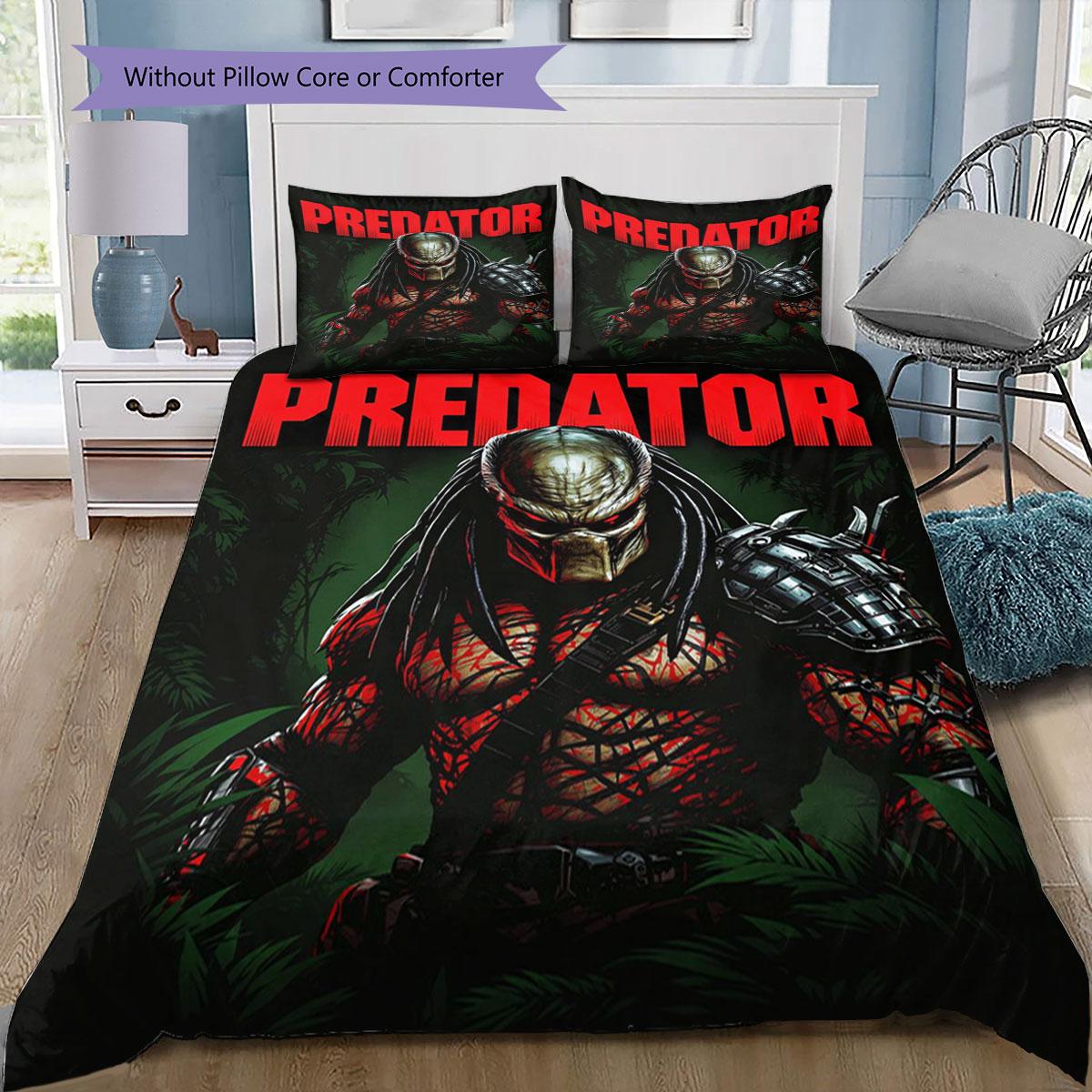 Predator Pattern Duvet and Pillowcases,1 Duvet Cover with 2 Pillowcases, No Core 135x200cm
Predator Pattern Duvet and Pillowcases,1 Duvet Cover with 2 Pillowcases, No Core 135x200cm