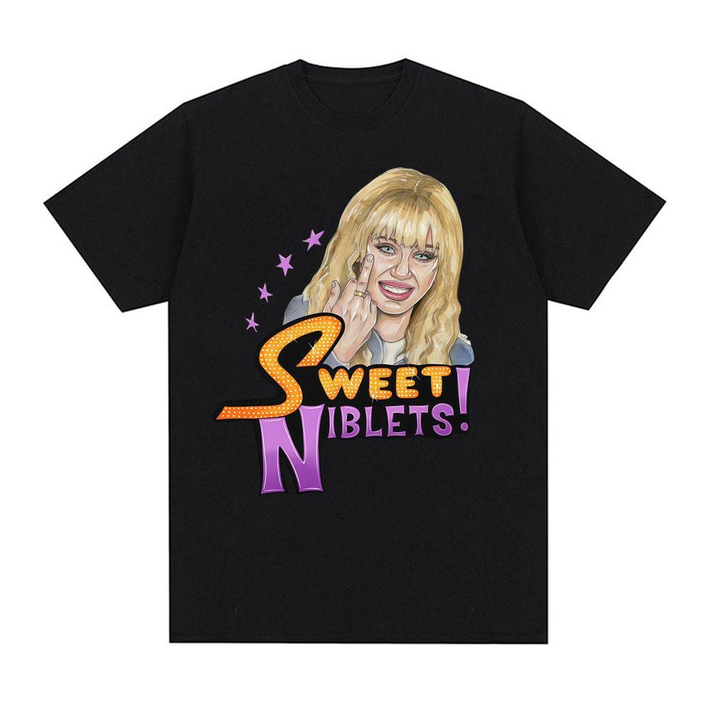 Sweet Niblets Hannah Montana Graphic T Shirts Unisex Women Fashion Retro Short Sleeve Tshirts Summer Tops Cotton Tshirt S
Sweet Niblets Hannah Montana Graphic T Shirts Unisex Women Fashion Retro Short Sleeve Tshirts Summer Tops Cotton Tshirt S