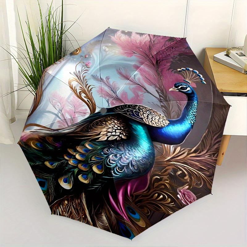 Peacock, Fantasy Theme 8 Bone Hand Automatic Folding Fashion umbrella, Compact and Portable Design, A Perfect Gift for Birthday, Christmas o
Peacock, Fantasy Theme 8 Bone Hand Automatic Folding Fashion umbrella, Compact and Portable Design, A Perfect Gift for Birthday, Christmas o
