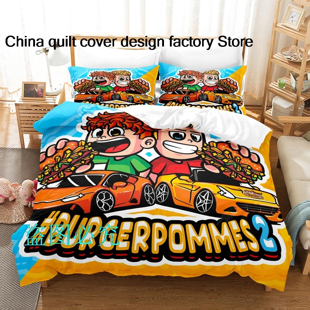 Burgerpommes Icrimax Bedding Set Single Twin Full Queen King Size Bed Set Kids Bedroom Duvetcover Sets Anime Bed Sheet Set AU Single(140*210cm)3pcs
Burgerpommes Icrimax Bedding Set Single Twin Full Queen King Size Bed Set Kids Bedroom Duvetcover Sets Anime Bed Sheet Set AU Single(140*210cm)3pcs