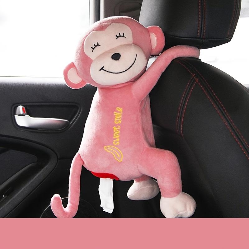 Pippi Monkey Car Tissue Box, Creative Armrest Box, Cartoon Internet-Famous Hanging Style, Rear Seat Car Interior Tissue Dispenser Wall-mounted Pippi Monkey - Pink (1pc)
Pippi Monkey Car Tissue Box, Creative Armrest Box, Cartoon Internet-Famous Hanging Style, Rear Seat Car Interior Tissue Dispenser Wall-mounted Pippi Monkey - Pink (1pc)