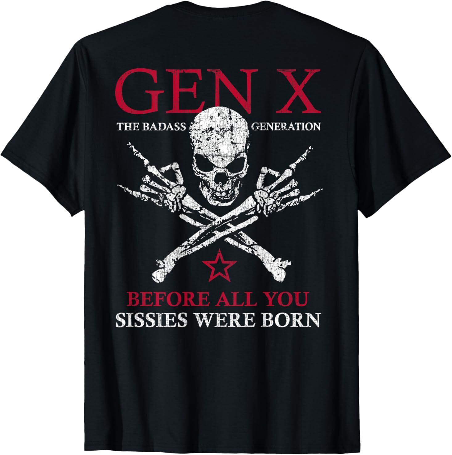 X Generation Before All You Sissie Were Born Skull Rock Hand T-T-Shirt L
X Generation Before All You Sissie Were Born Skull Rock Hand T-T-Shirt L