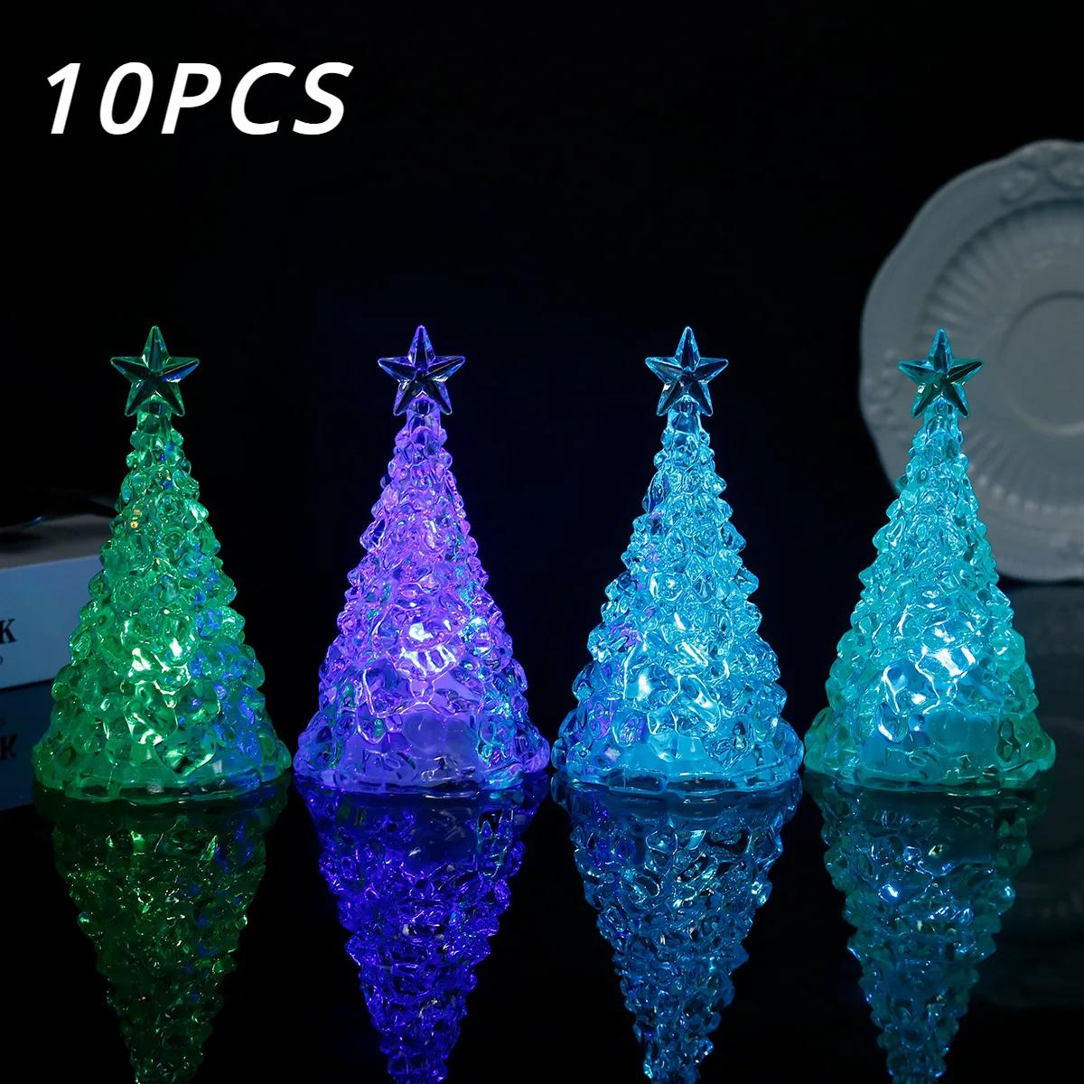 10PCS Christmas Night Lights LED Illuminated Christmas Tree Desktop Ornaments Christmas Gifts Home Accessories
10PCS Christmas Night Lights LED Illuminated Christmas Tree Desktop Ornaments Christmas Gifts Home Accessories