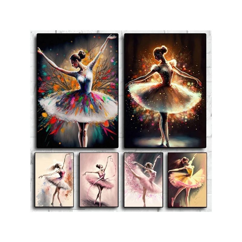 Ballerina Artwork Baller Girl Canvas Painting High Definition Modern Mural Dance Hall Home Decoration Color Pictures 21cm×30cm NoFrame
Ballerina Artwork Baller Girl Canvas Painting High Definition Modern Mural Dance Hall Home Decoration Color Pictures 21cm×30cm NoFrame