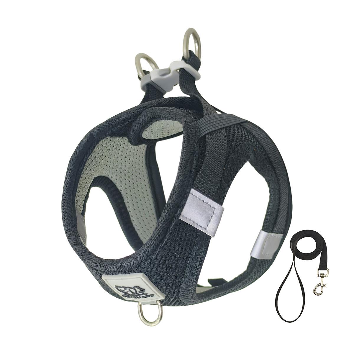 Adjustable Reflective No-Pull Harness for Small Dogs (2-4 kg / 4.4-8.8 lbs) - Durable Anti-Escape Chest Strap with Leash for Wal S
Adjustable Reflective No-Pull Harness for Small Dogs (2-4 kg / 4.4-8.8 lbs) - Durable Anti-Escape Chest Strap with Leash for Wal S