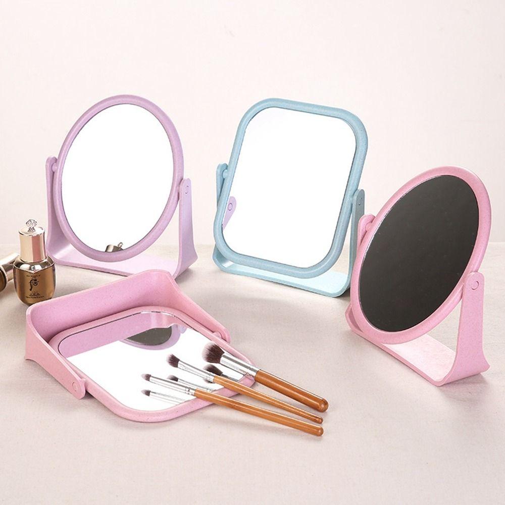 Girly Heart Double-sided Makeup Mirror 360 Degree Rotating Plastic Mirror Magnifying Makeup Pink-Square
Girly Heart Double-sided Makeup Mirror 360 Degree Rotating Plastic Mirror Magnifying Makeup Pink-Square