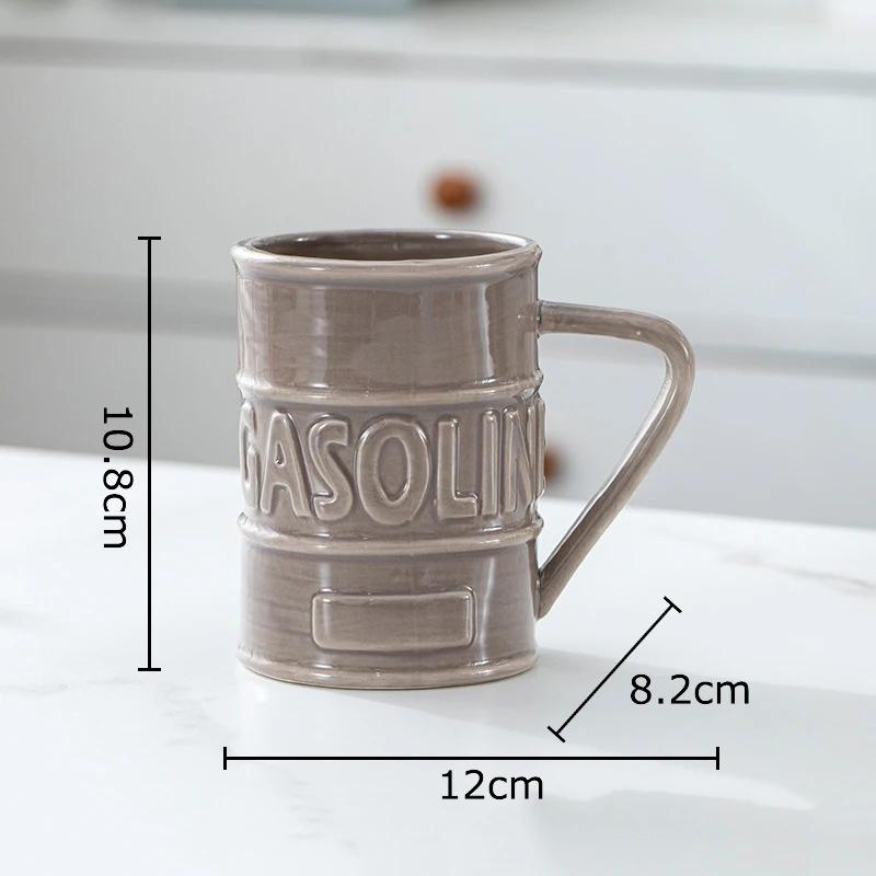 Creative Oil Bucket Shape Porcelain Mugs Water Cup Tableware 360ml Coffee Mug Dining Table Afternoon Tea Teacup Fruits Juice Cup 360ml
Creative Oil Bucket Shape Porcelain Mugs Water Cup Tableware 360ml Coffee Mug Dining Table Afternoon Tea Teacup Fruits Juice Cup 360ml