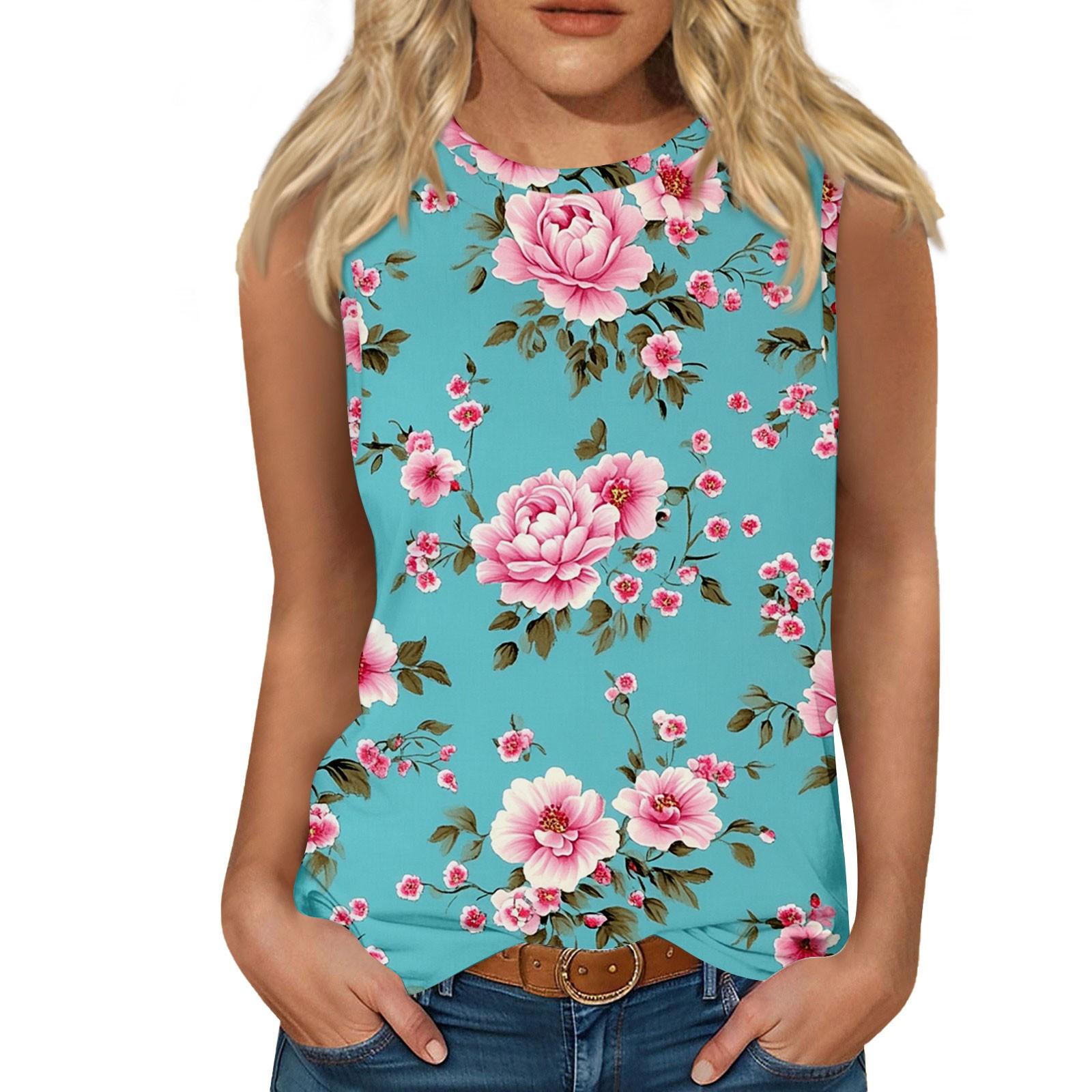 Женский повседневный круглый вырез без рукавов с принтом жилет Топы жилет L циан
Женский повседневный круглый вырез без рукавов с принтом жилет Топы жилет L циан