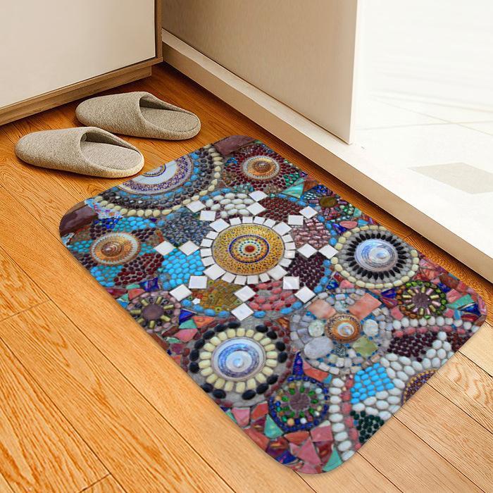 Черный коврик для входной двери с принтом гальки, нескользящий коврик для спальни, балкона, ванной комнаты, коврик для гостиной 40x60cm
Черный коврик для входной двери с принтом гальки, нескользящий коврик для спальни, балкона, ванной комнаты, коврик для гостиной 40x60cm