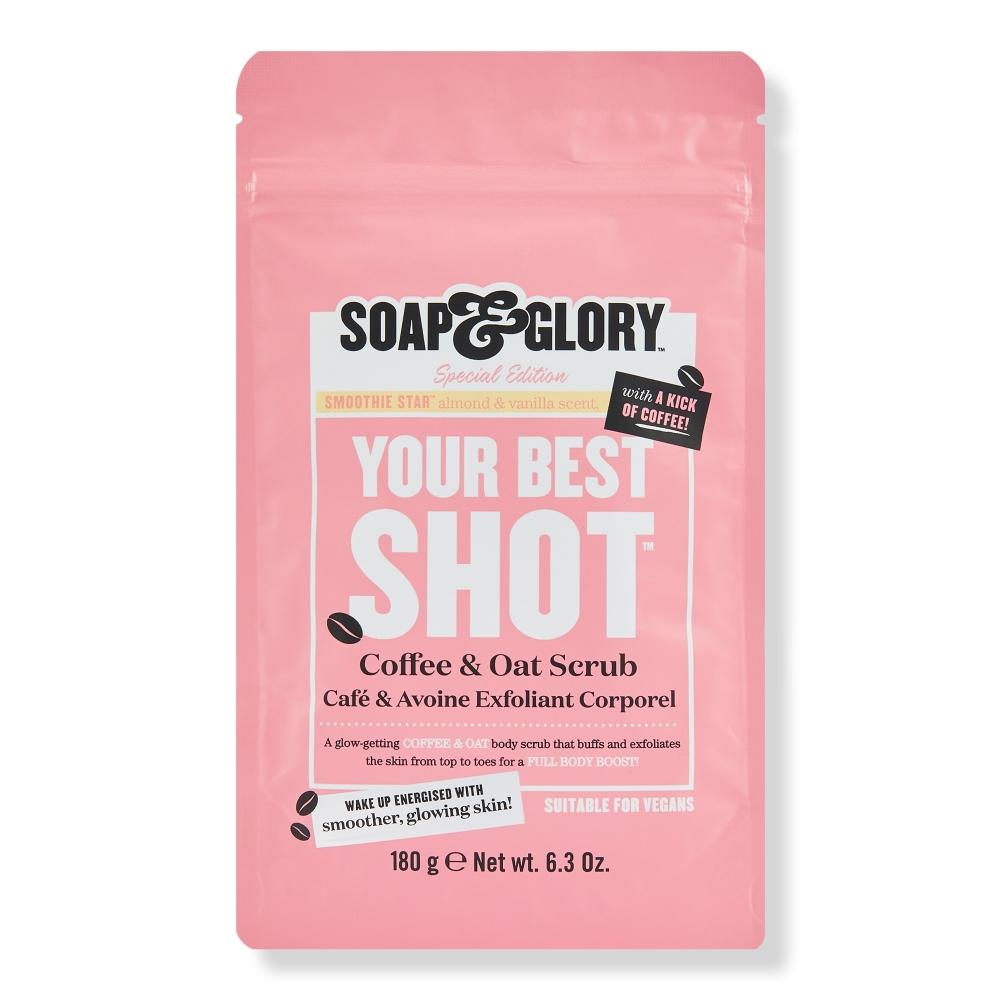 Мыло Glory Smoothie Star Your Best Shot Кофейно-овсяный отшелушивающий скраб для тела
Мыло Glory Smoothie Star Your Best Shot Кофейно-овсяный отшелушивающий скраб для тела