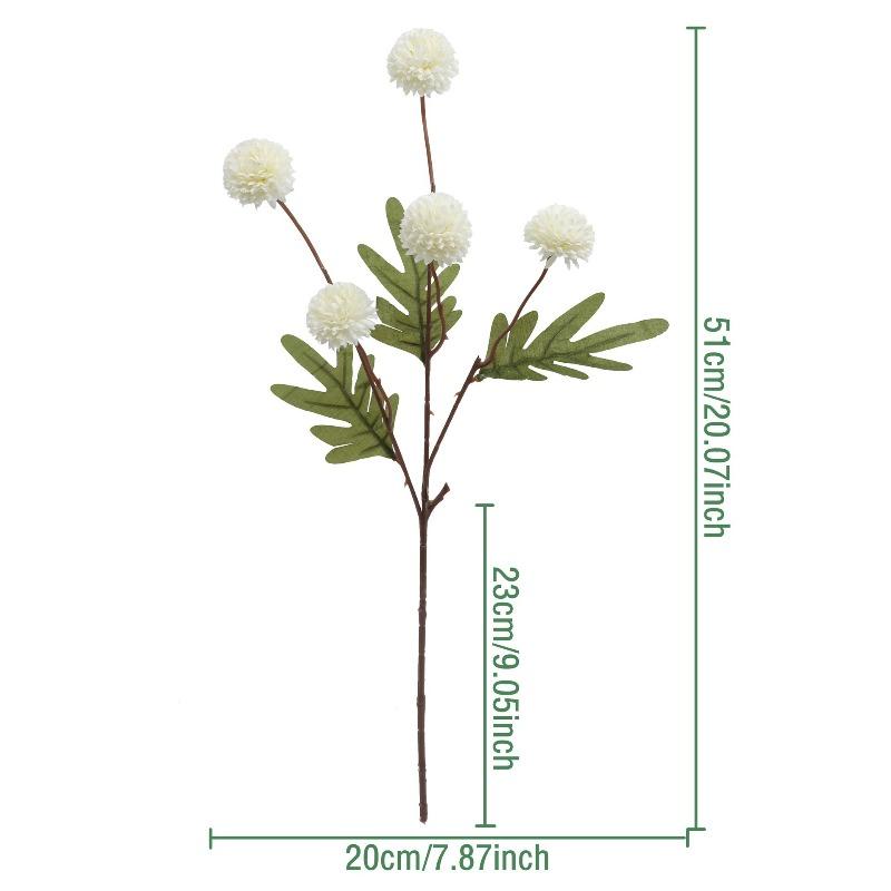 Искусственный искусственный цветок Осень 5-головая хризантема пинг-понг одуванчик искусственный цветок декоративный букет
Искусственный искусственный цветок Осень 5-головая хризантема пинг-понг одуванчик искусственный цветок декоративный букет