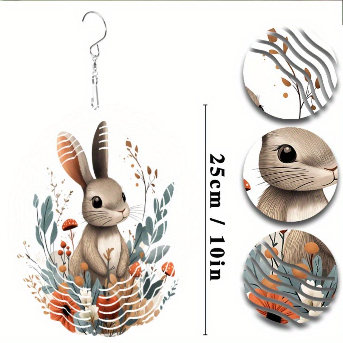 Металлический ветряной спиннер 10 дюймов с цветочным дизайном и кроликом, вращающийся на 360 градусов, подвесной декор для сада, патио, лужайки, для использования в помещении и на улице 10 /25cm
Металлический ветряной спиннер 10 дюймов с цветочным дизайном и кроликом, вращающийся на 360 градусов, подвесной декор для сада, патио, лужайки, для использования в помещении и на улице 10 /25cm