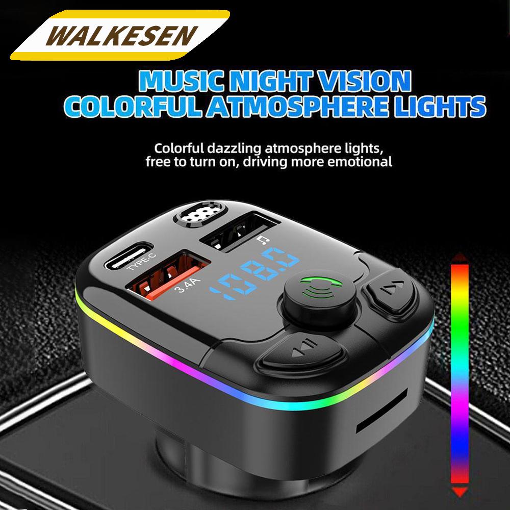 Bluetooth 5.0 Автомобильный FM-передатчик Type-C Dual USB Ambient Player Автомобильное зарядное устройство MP3 Type-C Беспроводной световой телефон Hands Free Автомобильное радио
Bluetooth 5.0 Автомобильный FM-передатчик Type-C Dual USB Ambient Player Автомобильное зарядное устройство MP3 Type-C Беспроводной световой телефон Hands Free Автомобильное радио