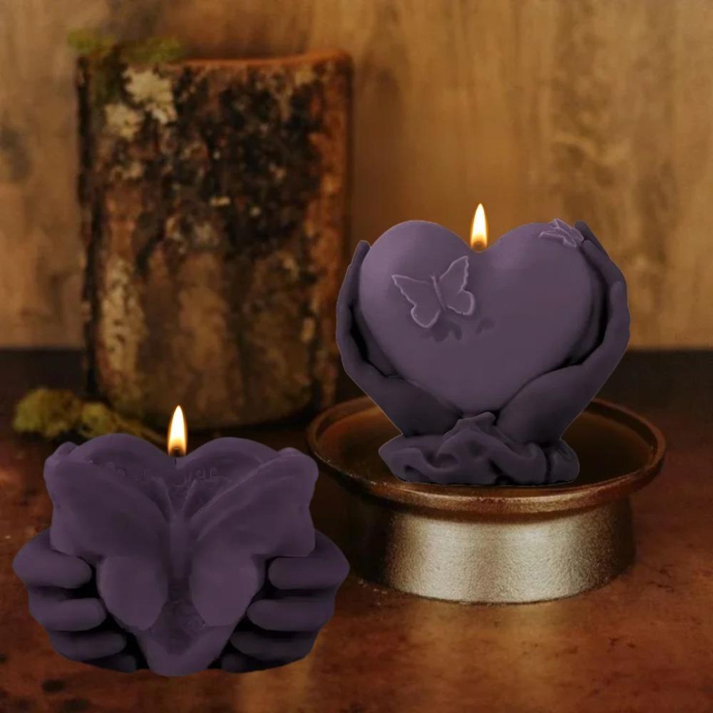 Silicone Butterfly Candle Mold Heart Shape DIY Soap Mold Unique Love Candle Mold Romantic Occasion Style A
Silicone Butterfly Candle Mold Heart Shape DIY Soap Mold Unique Love Candle Mold Romantic Occasion Style A