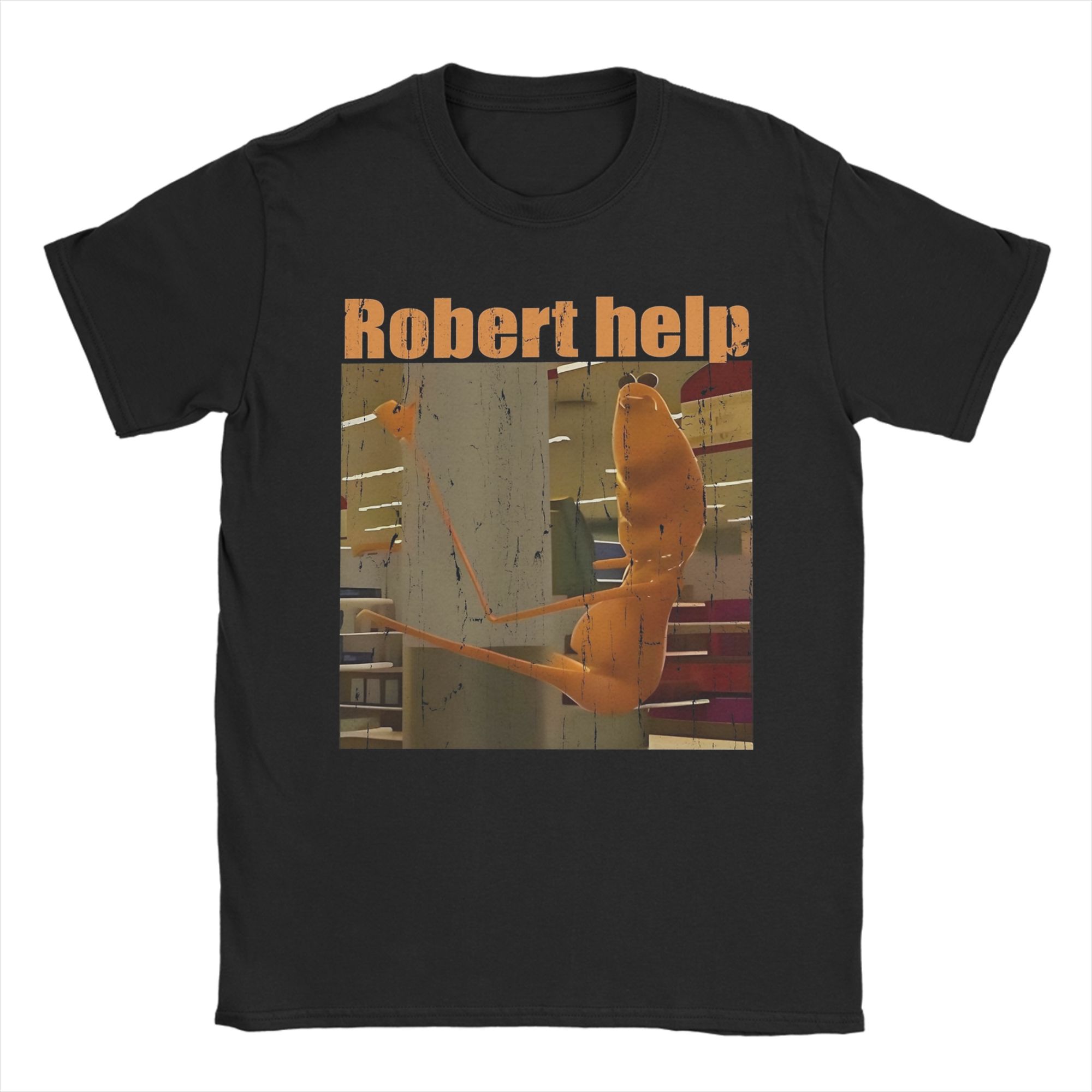 New Arrival Funny Robert Help Marcus The Worm T Shirt for Men Women Pure Cotton T-shirts Short Sleeve Clothing 5XL різнокольоровий
New Arrival Funny Robert Help Marcus The Worm T Shirt for Men Women Pure Cotton T-shirts Short Sleeve Clothing 5XL різнокольоровий