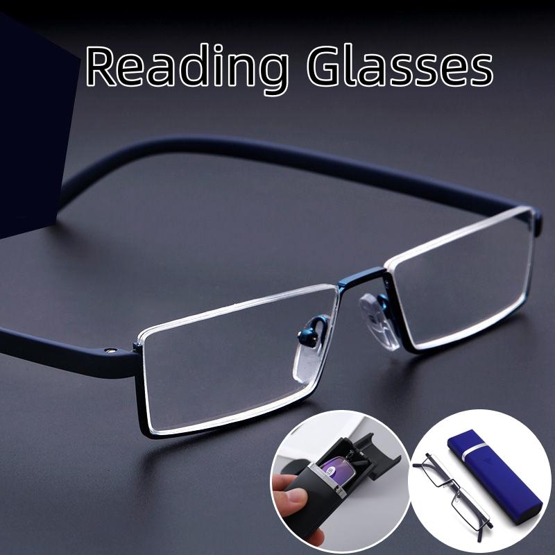 Fashion Anti-blue Rays Presbyopia Glasses Fashion Half Frame Portable Personality Reading Glasses for Men Women Computer Eyewear Diopter
Fashion Anti-blue Rays Presbyopia Glasses Fashion Half Frame Portable Personality Reading Glasses for Men Women Computer Eyewear Diopter