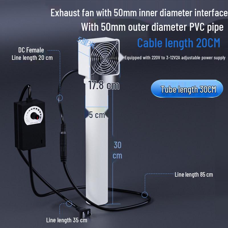 Wall-Mounted Air Purification Fan with Adjustable Speeds for Silent Smog Ventilation, No Drilling Needed
Wall-Mounted Air Purification Fan with Adjustable Speeds for Silent Smog Ventilation, No Drilling Needed
