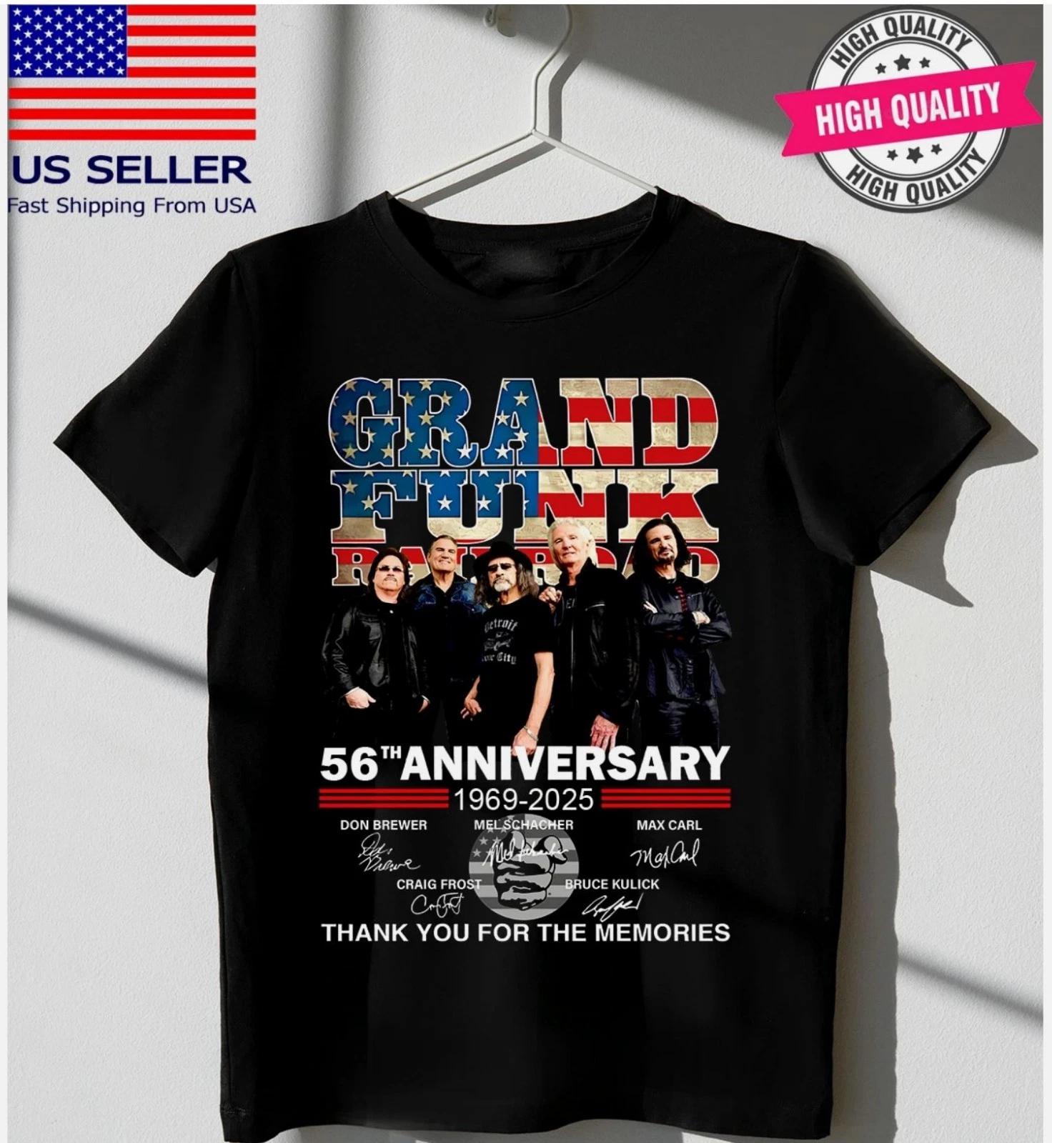 2025 Aniversary 56 Years Grand Funk Railroad Shirt Black Unisex S-5XL S
2025 Aniversary 56 Years Grand Funk Railroad Shirt Black Unisex S-5XL S