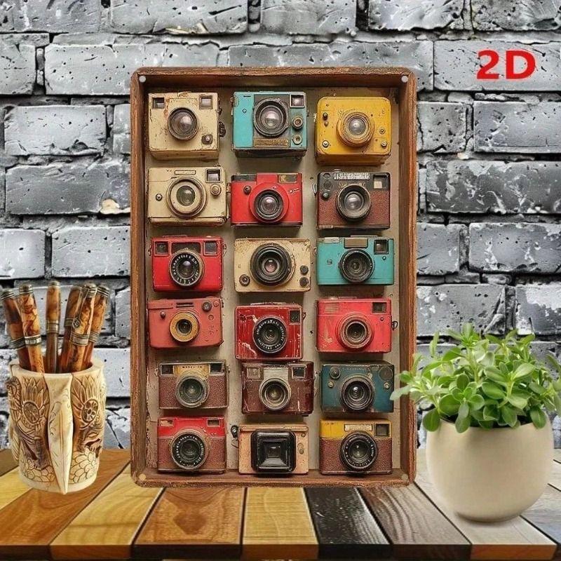 Metal Poster Vintage Camera Wall Art Outdoor Decor
Metal Poster Vintage Camera Wall Art Outdoor Decor