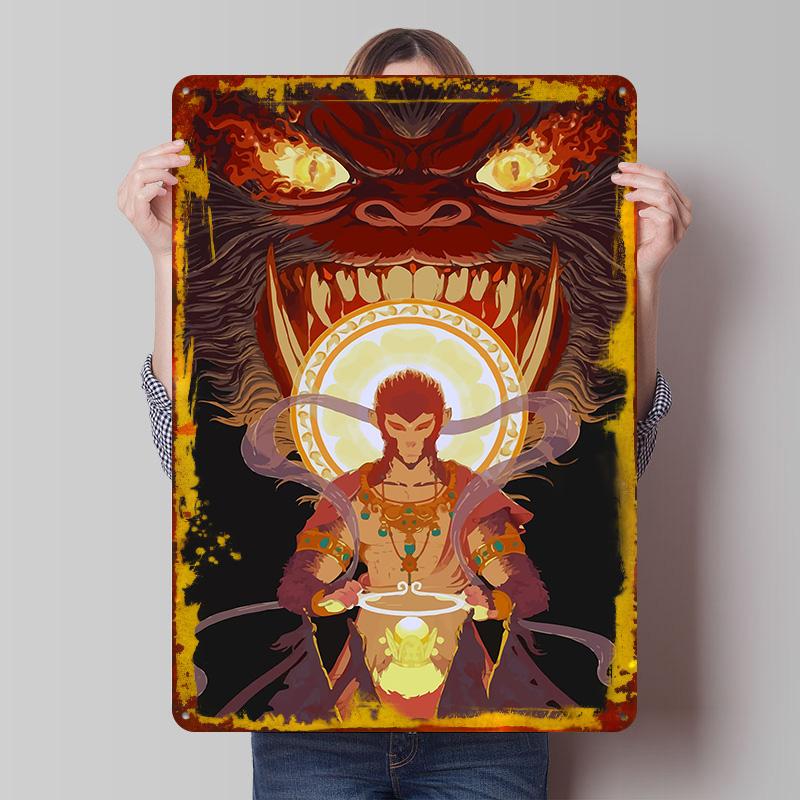 Wukong Poster Customized Wall Art Vintage Metal Signs Retro Tin Plaque for Man Cave Decoration Garage Decorations Room Ornaments 7.9x11.8In(20x30cm)
Wukong Poster Customized Wall Art Vintage Metal Signs Retro Tin Plaque for Man Cave Decoration Garage Decorations Room Ornaments 7.9x11.8In(20x30cm)