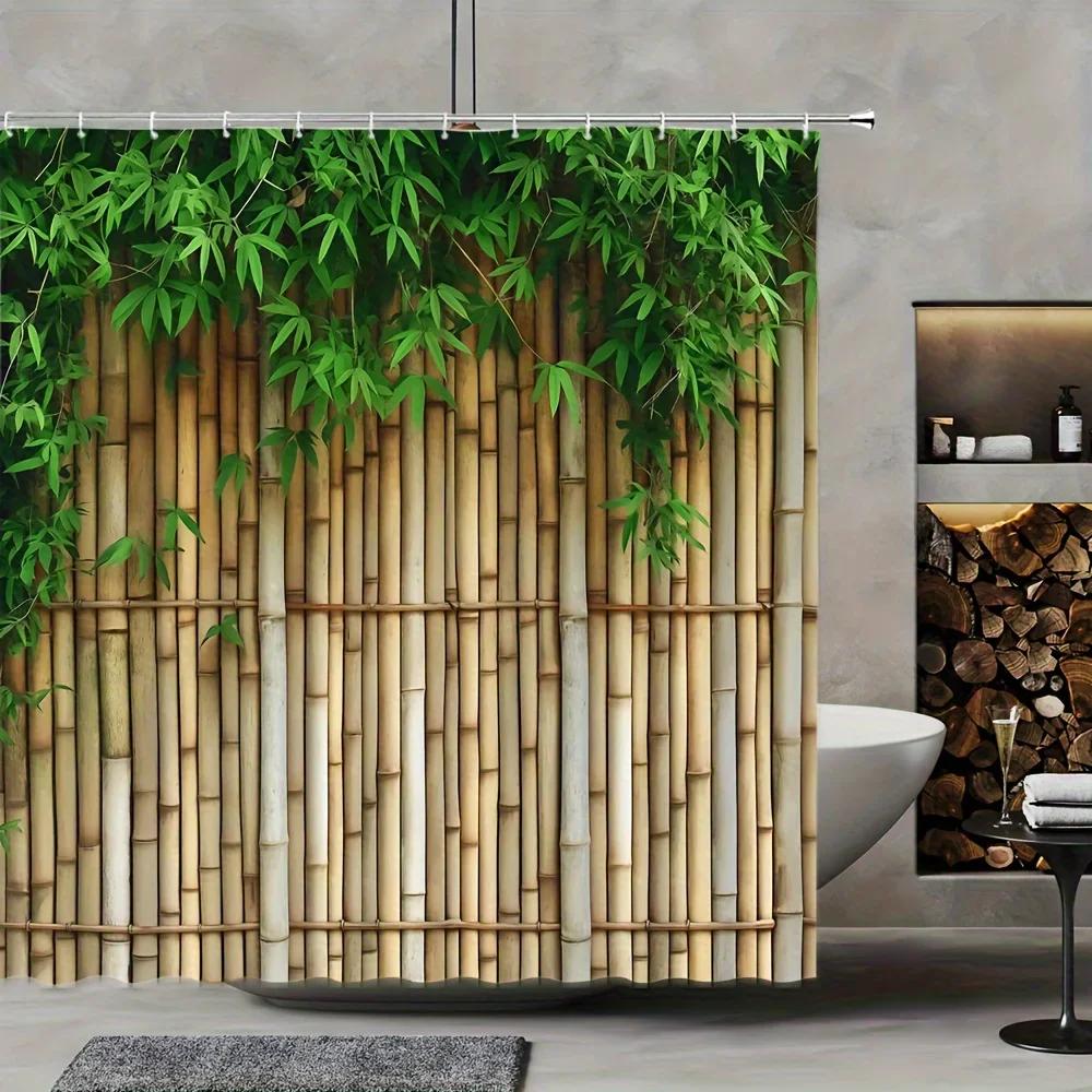 Bamboo Forest Shower Curtain - Multi-Style Bath Decor, Perfect For Those Who Love Nature-Inspired And Practical Designs W60H190(CM)-1 Pcs
Bamboo Forest Shower Curtain - Multi-Style Bath Decor, Perfect For Those Who Love Nature-Inspired And Practical Designs W60H190(CM)-1 Pcs