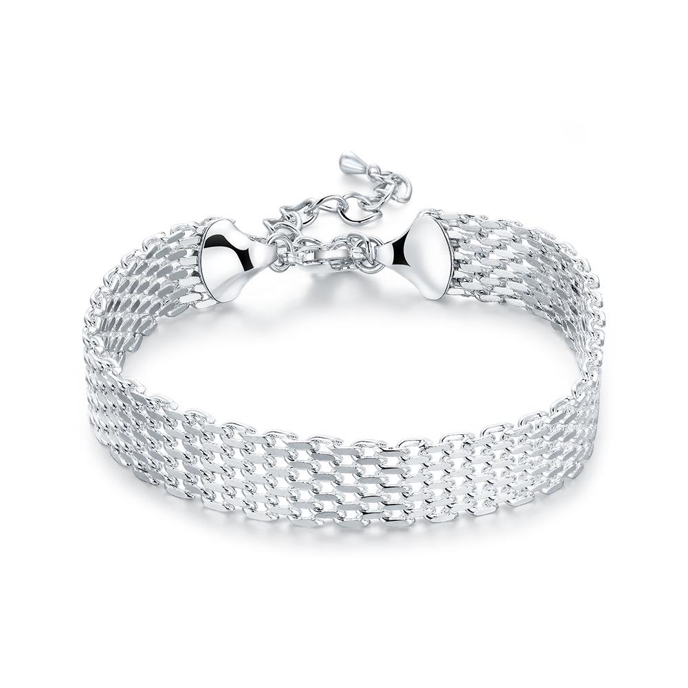 925 Silver Women s Creative Woven Bracelet - Trendy Couple s Gift H563
925 Silver Women s Creative Woven Bracelet - Trendy Couple s Gift H563