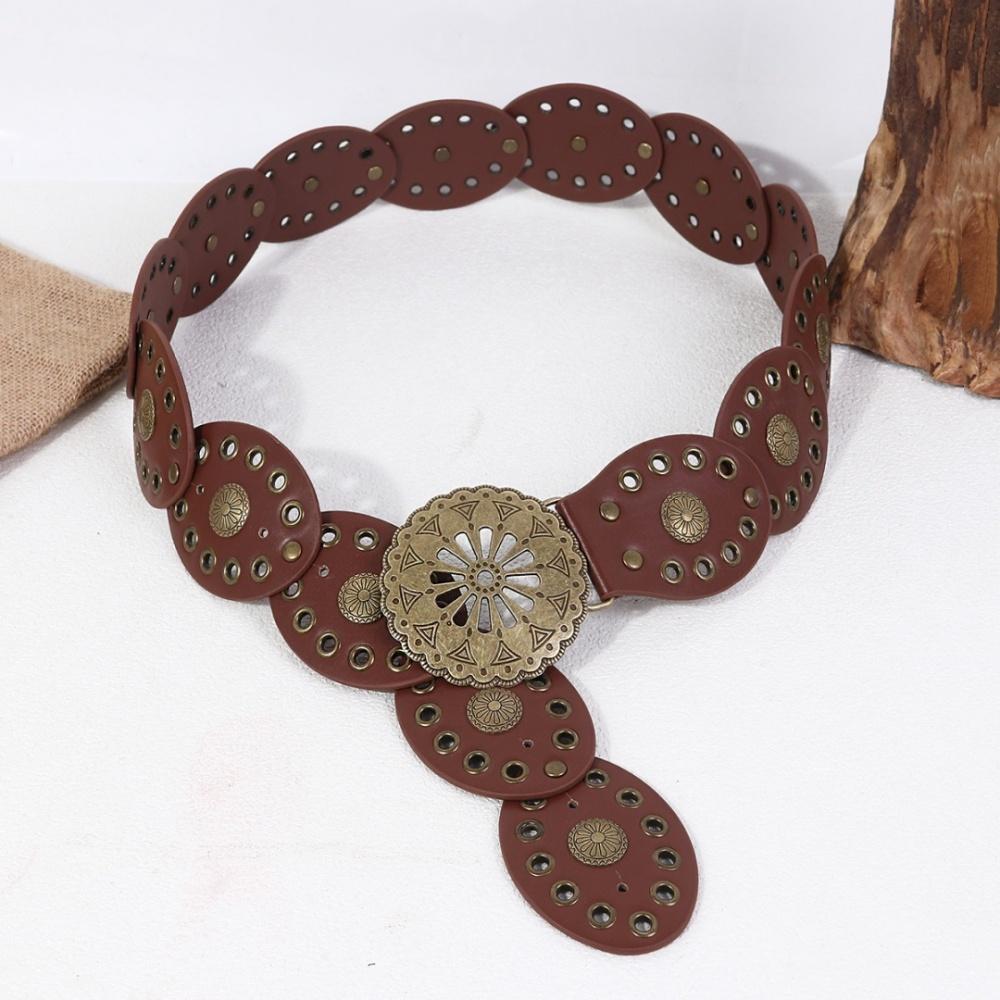 Wide Waistband Steampunk Pu Leather Belt Western Cowboy Belt Vegan-Friendly Punk Waist Belt For Fancy Dress Party Everyday Wear 100cm коричневий
Wide Waistband Steampunk Pu Leather Belt Western Cowboy Belt Vegan-Friendly Punk Waist Belt For Fancy Dress Party Everyday Wear 100cm коричневий