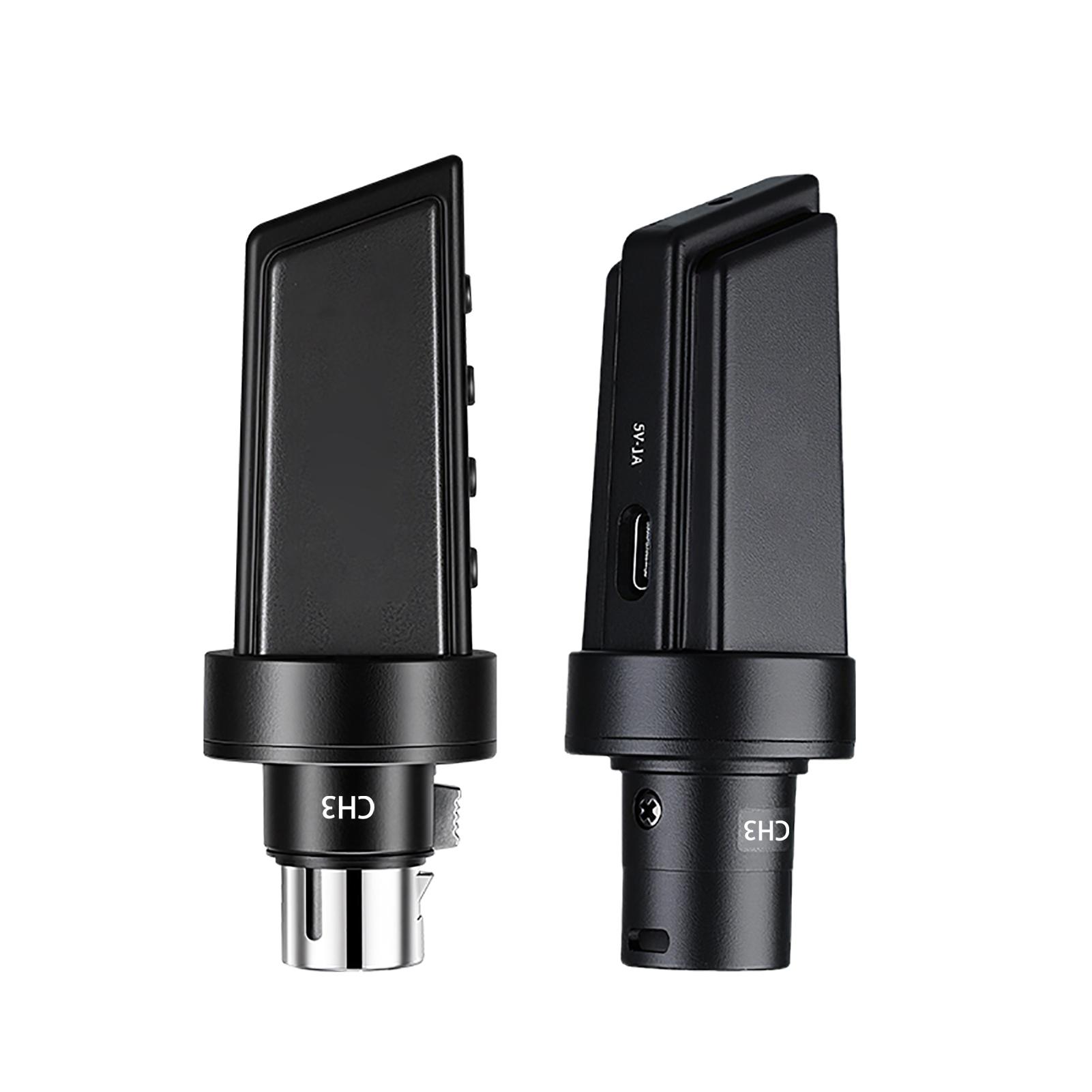 Wireless Mic System, Sound Transmitter and Receivers, for Dynamic and Condenser Mics, Portable Microphone Converter with 25MCelsius82ft Range and 48V
Wireless Mic System, Sound Transmitter and Receivers, for Dynamic and Condenser Mics, Portable Microphone Converter with 25MCelsius82ft Range and 48V