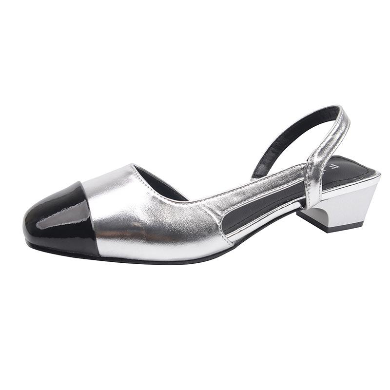 2025 summer new Xiaoxiangfeng color matching French middle heel sandals women s Korean version commuter bag head thick heel with skirt women s shoes 35 серебряный
2025 summer new Xiaoxiangfeng color matching French middle heel sandals women s Korean version commuter bag head thick heel with skirt women s shoes 35 серебряный