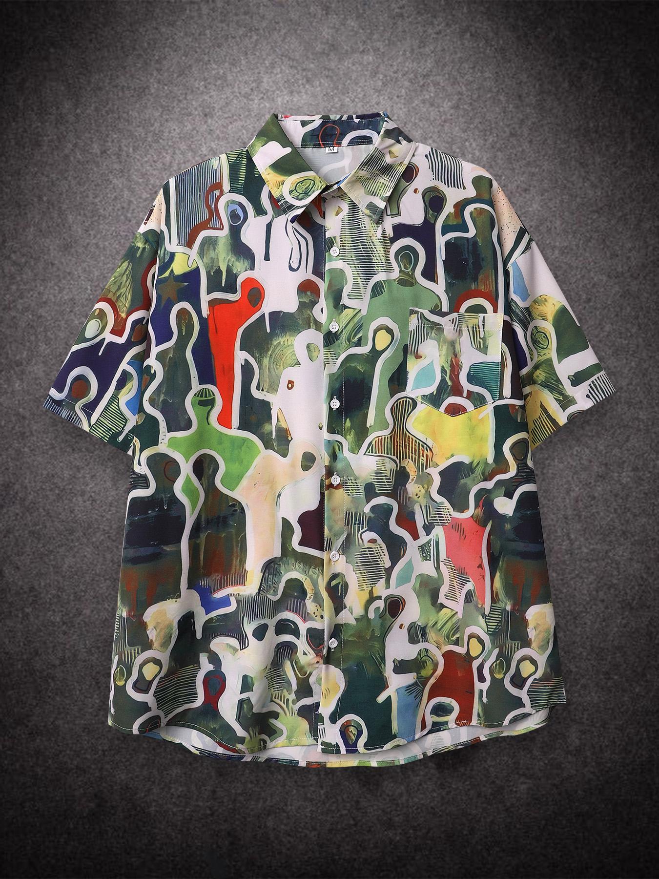 Sycpman Повседневная Гавайская короткая рубашка большого размера, мужская летняя универсальная свободная мужская уличная одежда с американским персонализированным принтом XXL чёрный
Sycpman Повседневная Гавайская короткая рубашка большого размера, мужская летняя универсальная свободная мужская уличная одежда с американским персонализированным принтом XXL чёрный