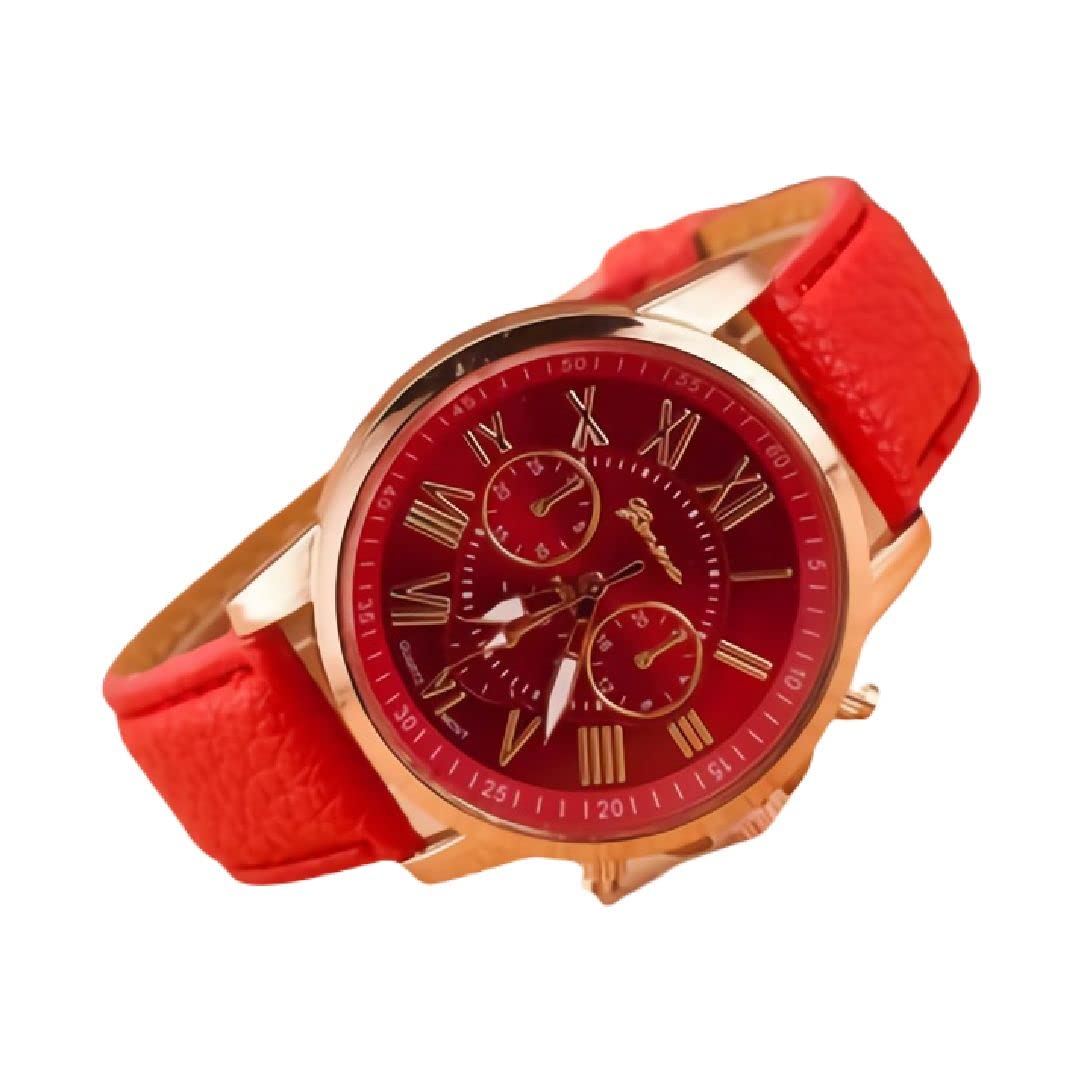 Plus Nao Wrist Watch PU Various Colors Analog Second Hand Casual Stylish Cute Pretty Elegant Women Red Women s - червоний
Plus Nao Wrist Watch PU Various Colors Analog Second Hand Casual Stylish Cute Pretty Elegant Women Red Women s - червоний