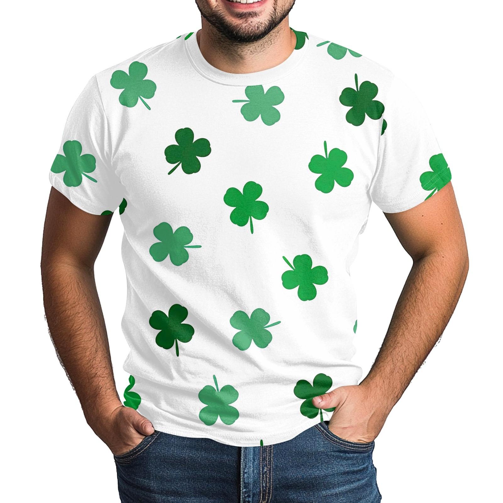 улица. Футболка Patrick s Adult Green с круглым вырезом и короткими рукавами, с принтом в виде трех листьев зеленого цвета L армия зеленый
улица. Футболка Patrick s Adult Green с круглым вырезом и короткими рукавами, с принтом в виде трех листьев зеленого цвета L армия зеленый