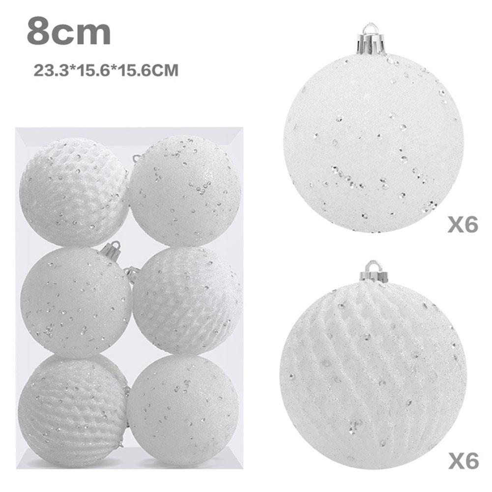 Ornament Christmas Balls 12 Pcs Shatterproof 8 Cm Suspension Ccessories Wedding Decorations Festival Hangings Holiday белый
Ornament Christmas Balls 12 Pcs Shatterproof 8 Cm Suspension Ccessories Wedding Decorations Festival Hangings Holiday белый