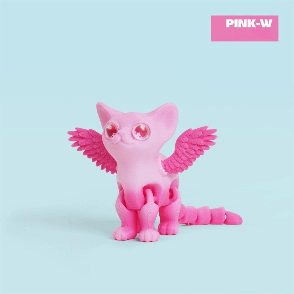 Кошки Демон Ангел 3D-печатные Кошки Многосуставные Подвижные Миниатюры Коллекционер Любители Кошек Angel pink w
Кошки Демон Ангел 3D-печатные Кошки Многосуставные Подвижные Миниатюры Коллекционер Любители Кошек Angel pink w