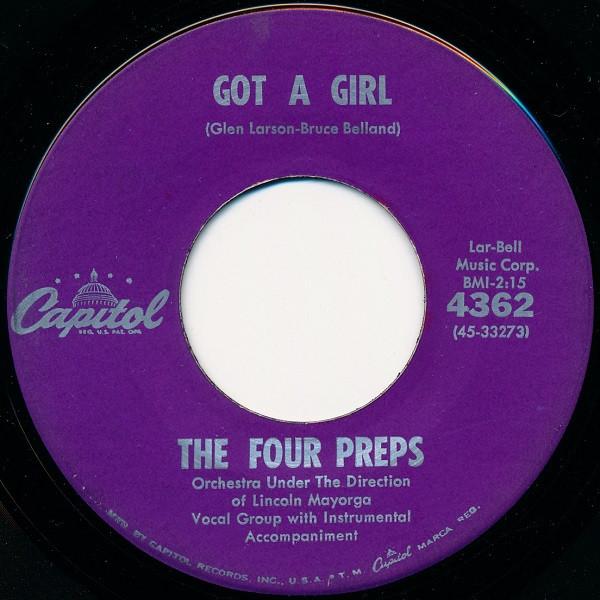 7-дюймовая пластинка FOUR PREPS Got A Girl 4362 Capitol Records 1960 США Поп Б/у
7-дюймовая пластинка FOUR PREPS Got A Girl 4362 Capitol Records 1960 США Поп Б/у
