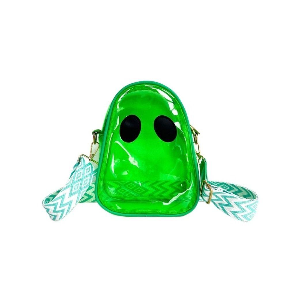 ПВХ сумка через плече з привидом Прозора сумка для мобільного телефону Проста сумка кросбоді на Хелловін для дівчат зелений
ПВХ сумка через плече з привидом Прозора сумка для мобільного телефону Проста сумка кросбоді на Хелловін для дівчат зелений