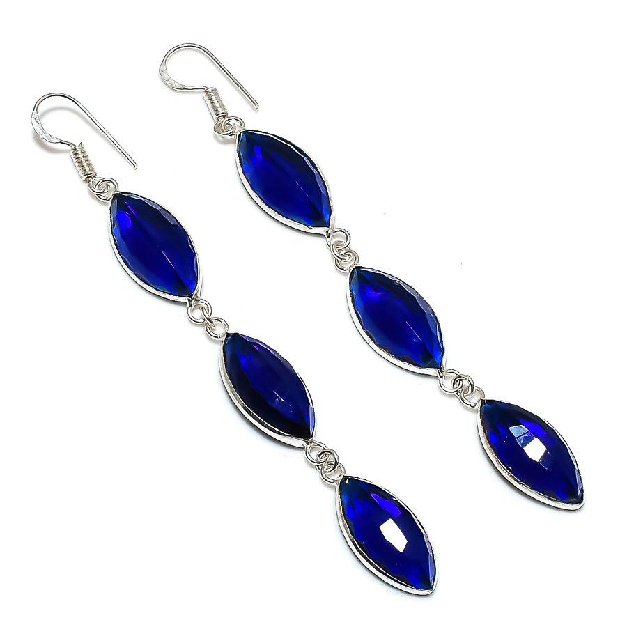 Подарочные серьги ручной работы из стерлингового серебра 925 пробы с натуральным лондонским голубым топазом 3,78 дюйма Y7a70
Подарочные серьги ручной работы из стерлингового серебра 925 пробы с натуральным лондонским голубым топазом 3,78 дюйма Y7a70