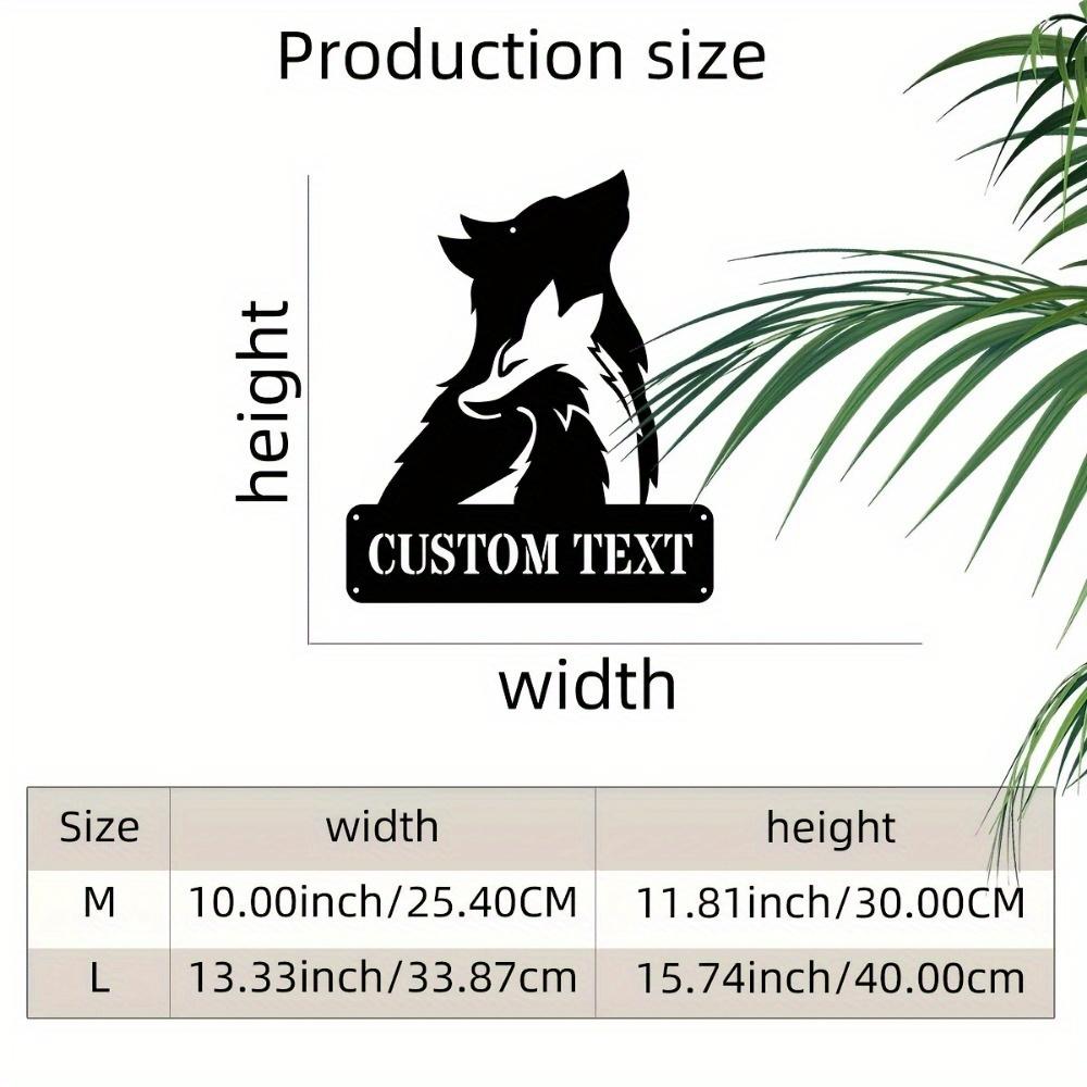 Metal Wolf Wall Decor Personalized Name Sign House Number Modern Home Office Living Room Rustic Art TYDZ002948-M
Metal Wolf Wall Decor Personalized Name Sign House Number Modern Home Office Living Room Rustic Art TYDZ002948-M