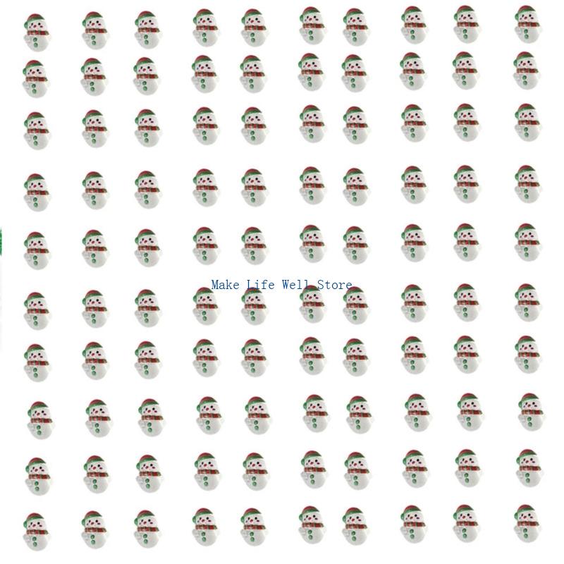 100Pcs Christmas Snowman Beads For Holiday Decoration Bracelets Jewelry Making
100Pcs Christmas Snowman Beads For Holiday Decoration Bracelets Jewelry Making