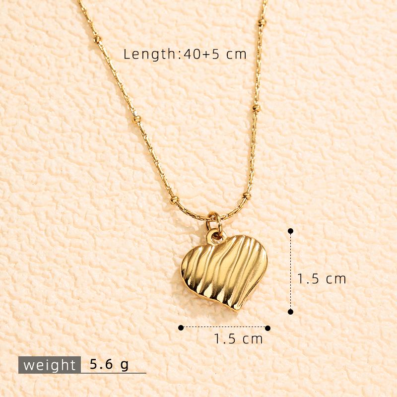 Heart-shaped Shell Texture Clavicle Chain - Elegant and Trendy Fashion Jewelry
Heart-shaped Shell Texture Clavicle Chain - Elegant and Trendy Fashion Jewelry
