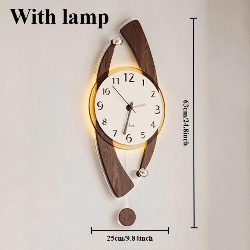 Retro Wall Clocks Nordic Minimalist Acrylic Clocks Elegant Aesthetic Design Clock Household Entrance Hall Luminescent Clock
Retro Wall Clocks Nordic Minimalist Acrylic Clocks Elegant Aesthetic Design Clock Household Entrance Hall Luminescent Clock
