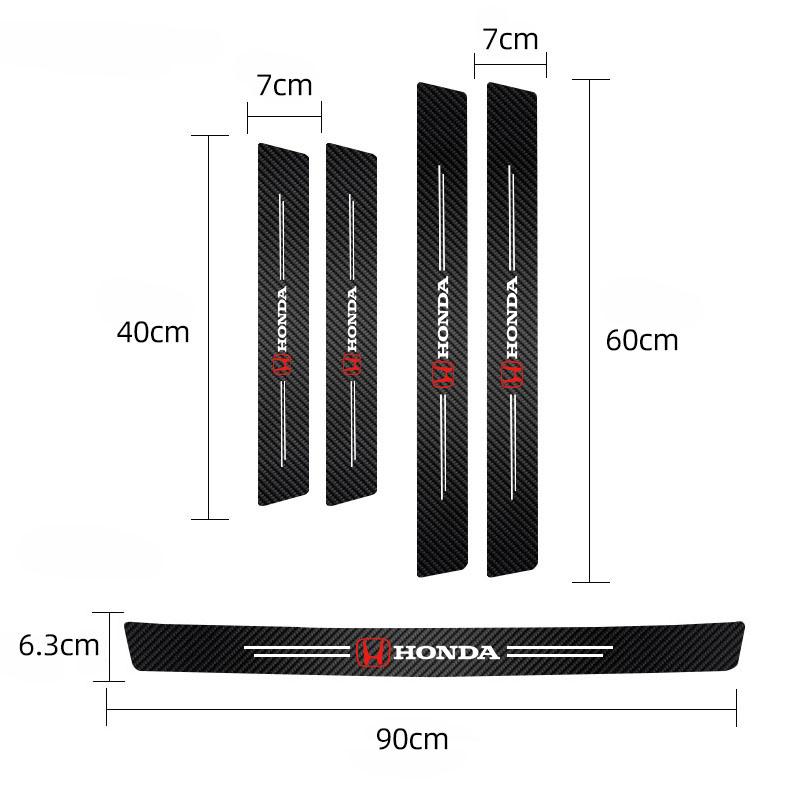 5Pcs Car Threshold Leather Sticker Auto Door Anti Scratch Protect For Honda Civic Fit Accord City Vezel CR-V S660 Odyssey HR-V
5Pcs Car Threshold Leather Sticker Auto Door Anti Scratch Protect For Honda Civic Fit Accord City Vezel CR-V S660 Odyssey HR-V