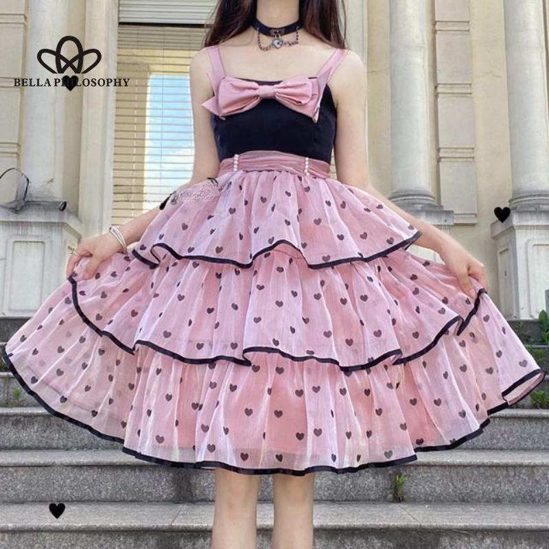 Лолита Guardian, милое платье с бантом и тортом, милое женское платье принцессы с подтяжками и принтом Sweet JK One size розовый
Лолита Guardian, милое платье с бантом и тортом, милое женское платье принцессы с подтяжками и принтом Sweet JK One size розовый