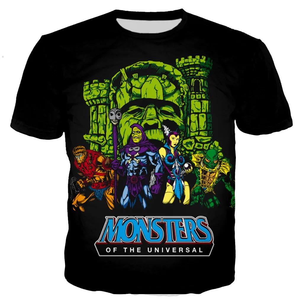 3D Masters of the Universe Character Graphic Printed Casual Short Sleeved Children s Boy T-shirts - Medium Stretch Fabric Summer Relaxed Fit Clothing 140
3D Masters of the Universe Character Graphic Printed Casual Short Sleeved Children s Boy T-shirts - Medium Stretch Fabric Summer Relaxed Fit Clothing 140