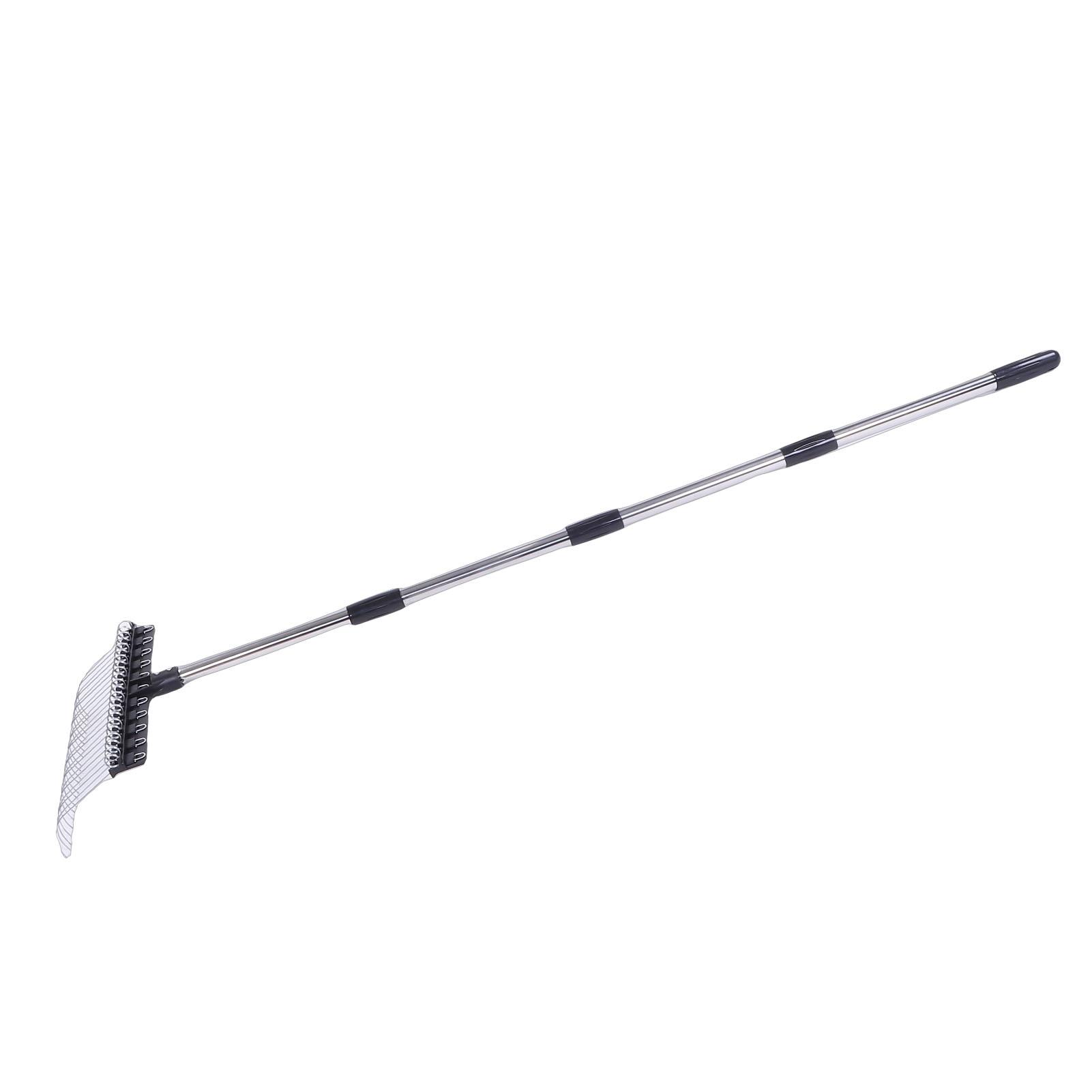 Rake for Leaves 22 Tines 16.3 Inch Wide Steel Wire Garden Rake with 5.2FT Handle for Lawn Yard Mulch Thatch
Rake for Leaves 22 Tines 16.3 Inch Wide Steel Wire Garden Rake with 5.2FT Handle for Lawn Yard Mulch Thatch
